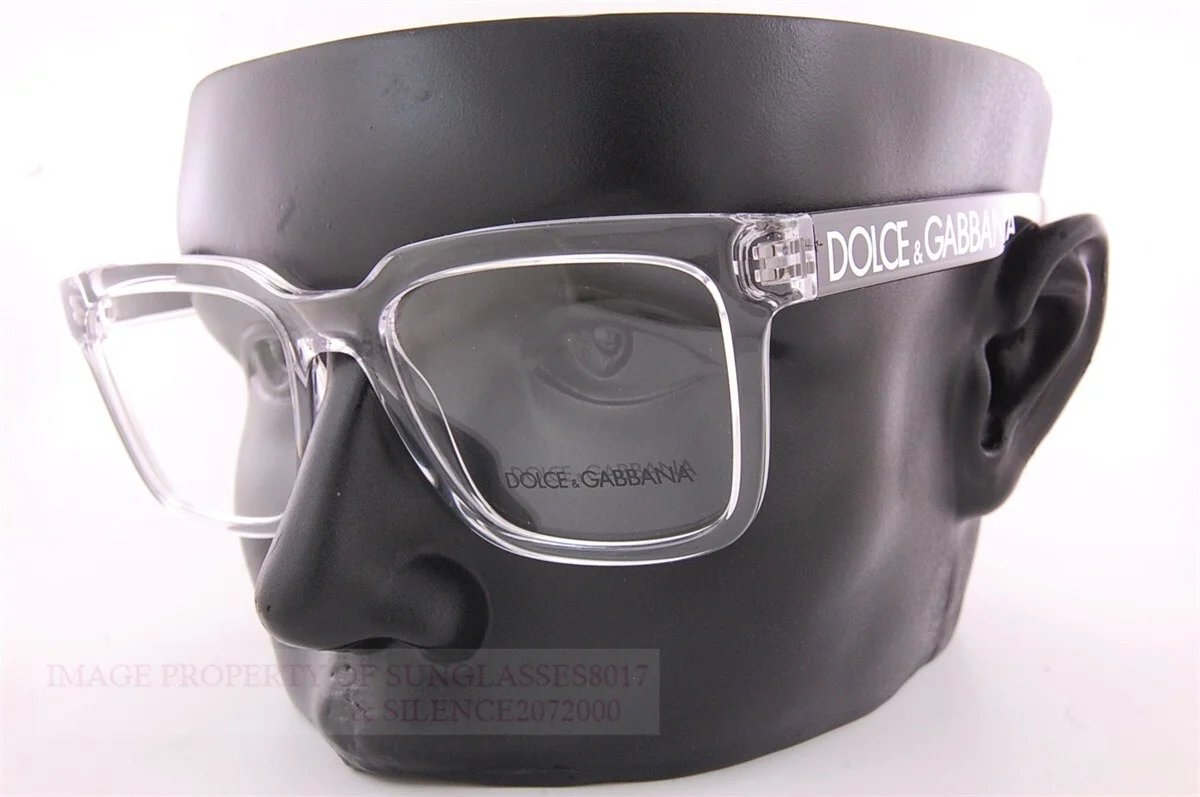 Brand New Dolce & Gabbana Eyeglass Frames DG 5101 3133 Crysta For Men Women 52mm