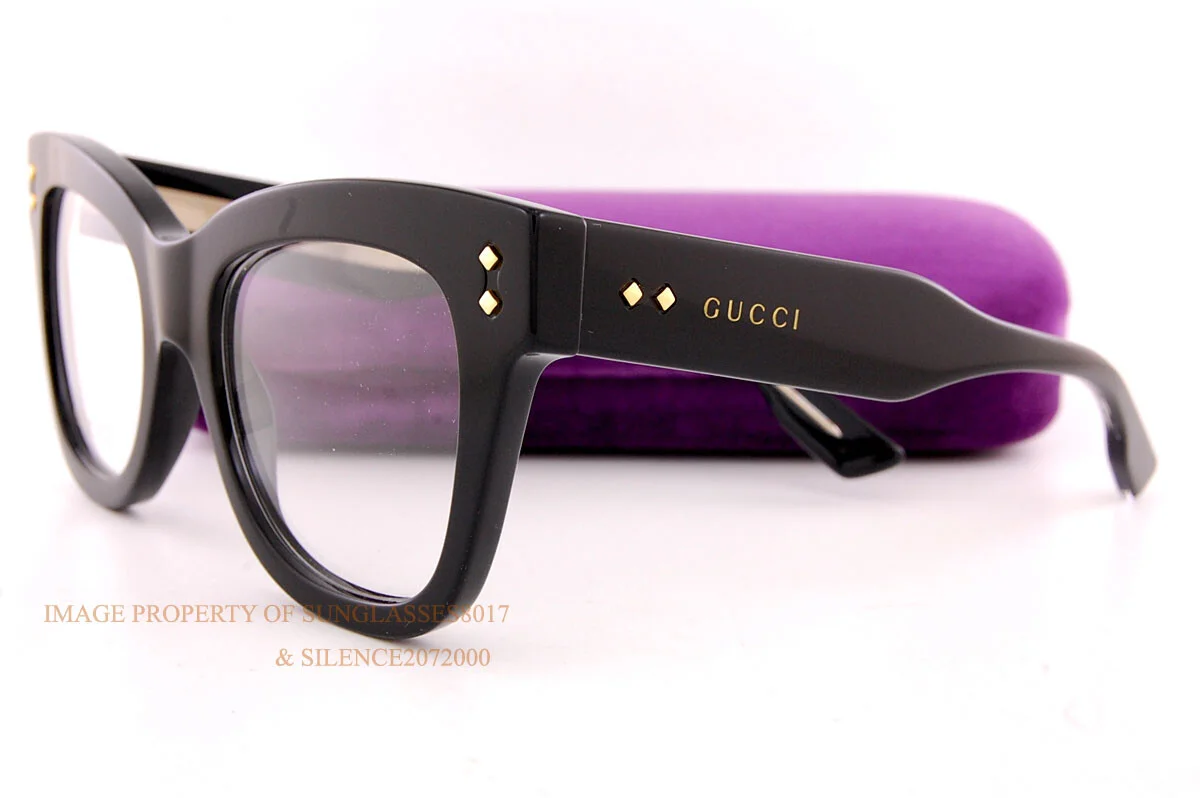 Brand New GUCCI Eyeglass Frames GG 1082/O 001 Black For Women 50mm 3