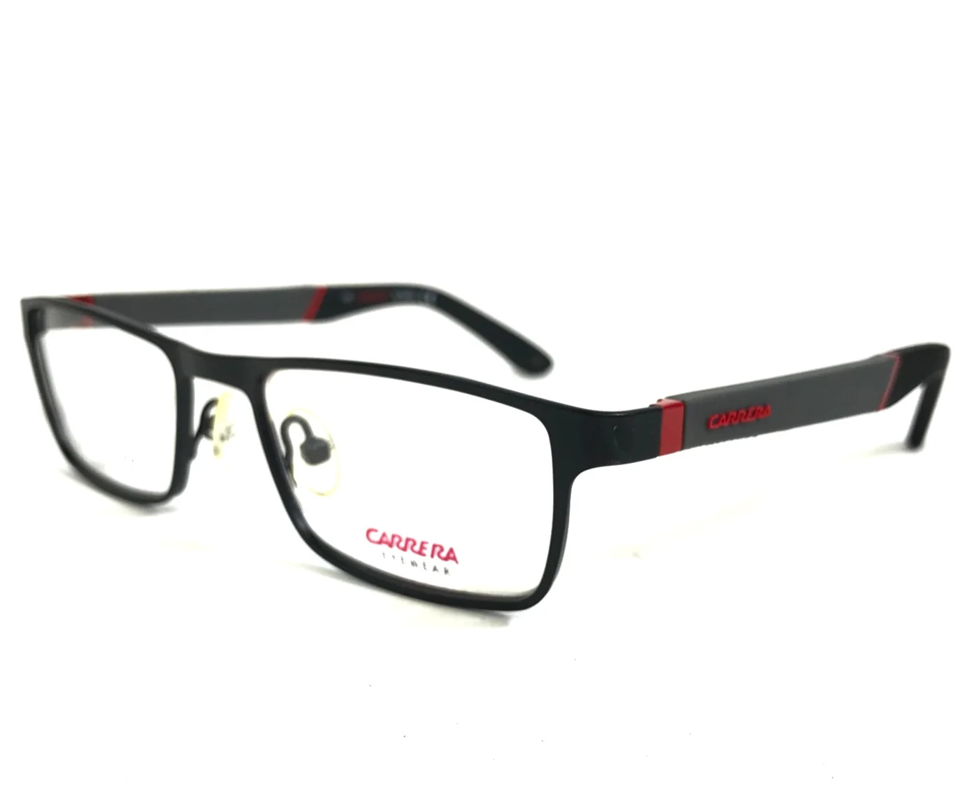 Carrera by Safilo Kids Eyeglasses Frames CA7606 0003 Black Gray Red 48-17-130