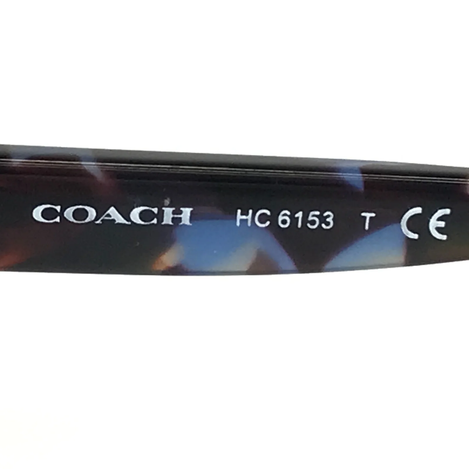 Coach Eyeglasses Frames HC6153 5613 Blue Brown Tortoise Cat Eye 51-17-140 2
