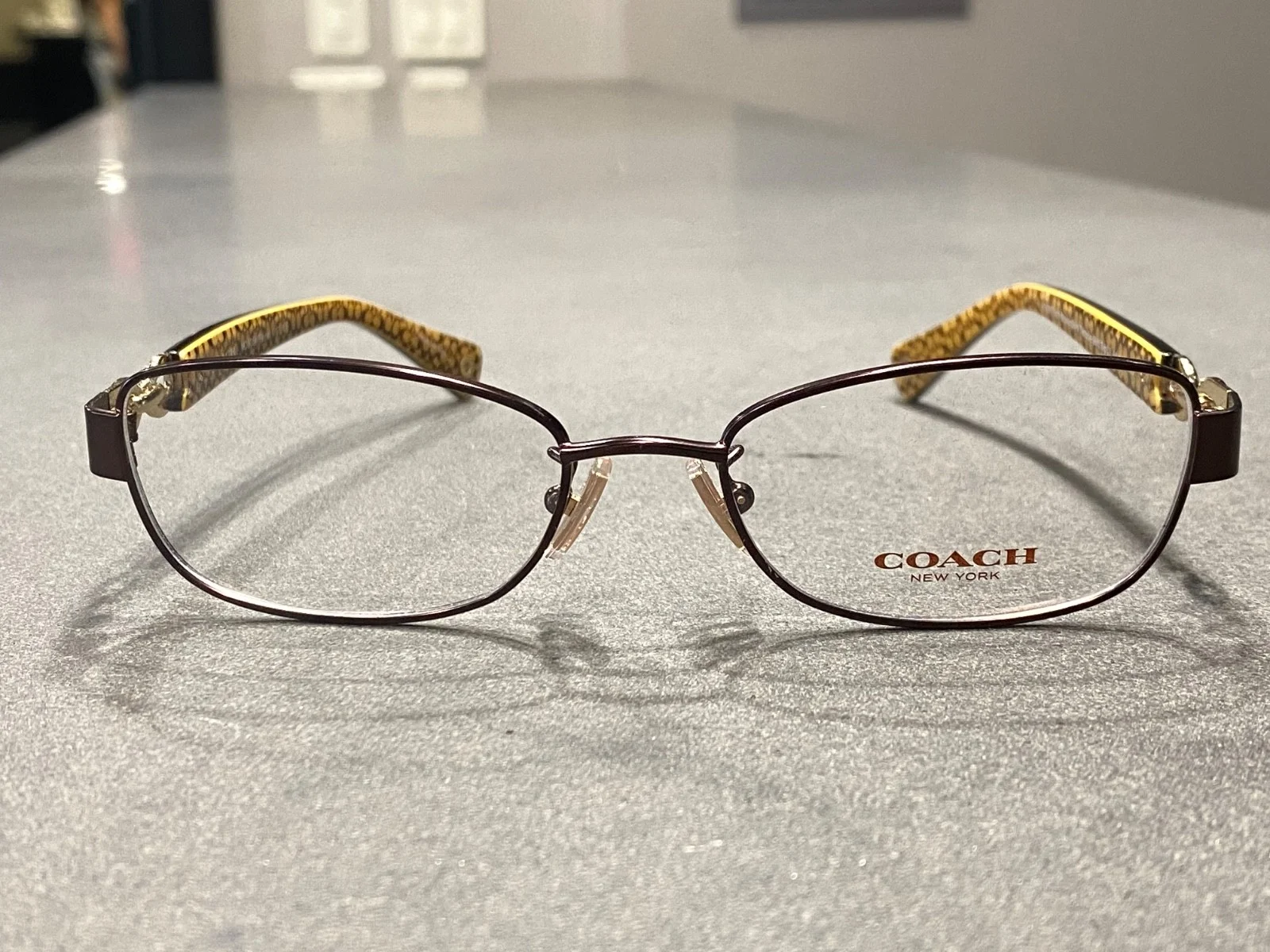 COACH HC 5054 9187 Women’s Eyeglasses | Satin Brown 51-17-135mm Authentic 2