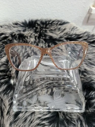 Dolce & Gabbana DG 3167 Eyeglasses Frames. Gold Glitter