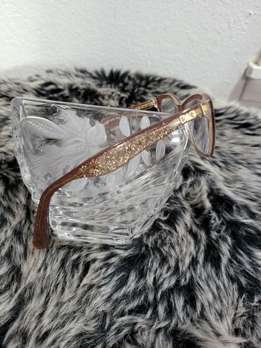 Dolce & Gabbana DG 3167 Eyeglasses Frames. Gold Glitter 3