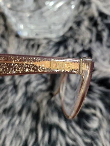 Dolce & Gabbana DG 3167 Eyeglasses Frames. Gold Glitter 4