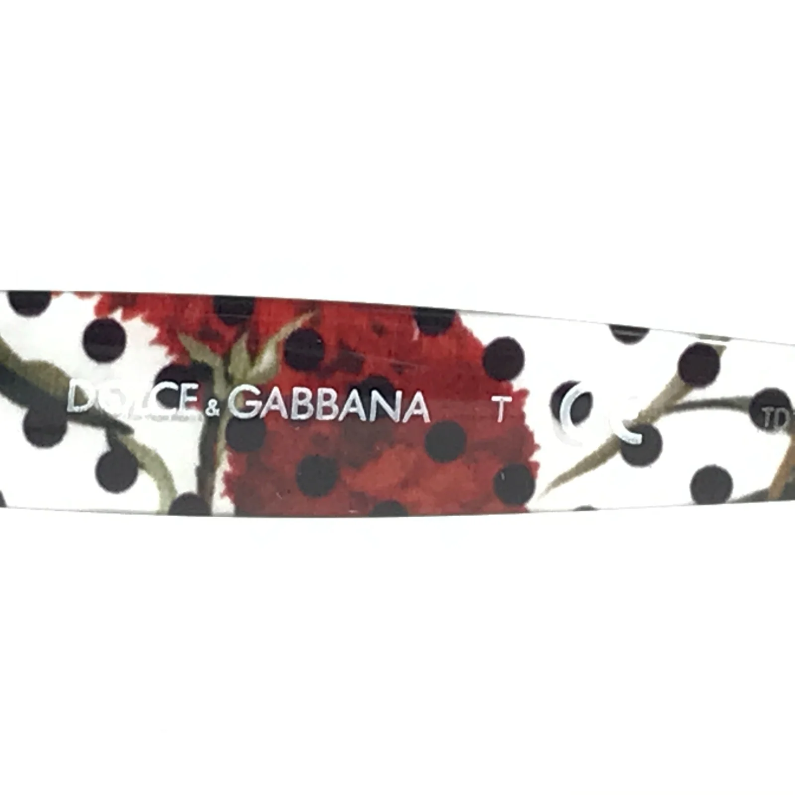 Dolce & Gabbana DG3231 2976 Eyeglasses Frames Black Red White Square 48-15-130 2