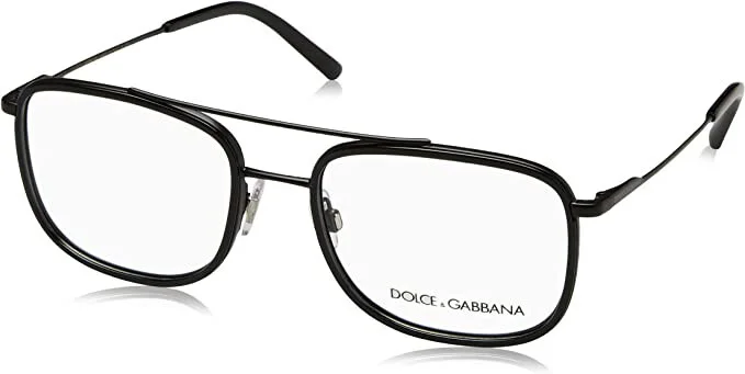 Dolce&Gabbana DG1288 Eyeglass Frames Matte Black/Black-53-18-145