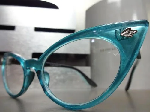 Fashion Glasses Women Vintage Cateye Eyeglasses Frame Metal Myopia Optical Eyewear Transparent Lens Comfort Light Spectacle 2
