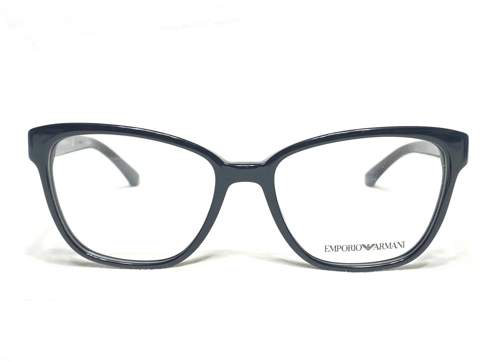 NEW Emporio Armani EA3094 5017 Womens Black Cats Eye Eyeglasses Frames 54/17~140