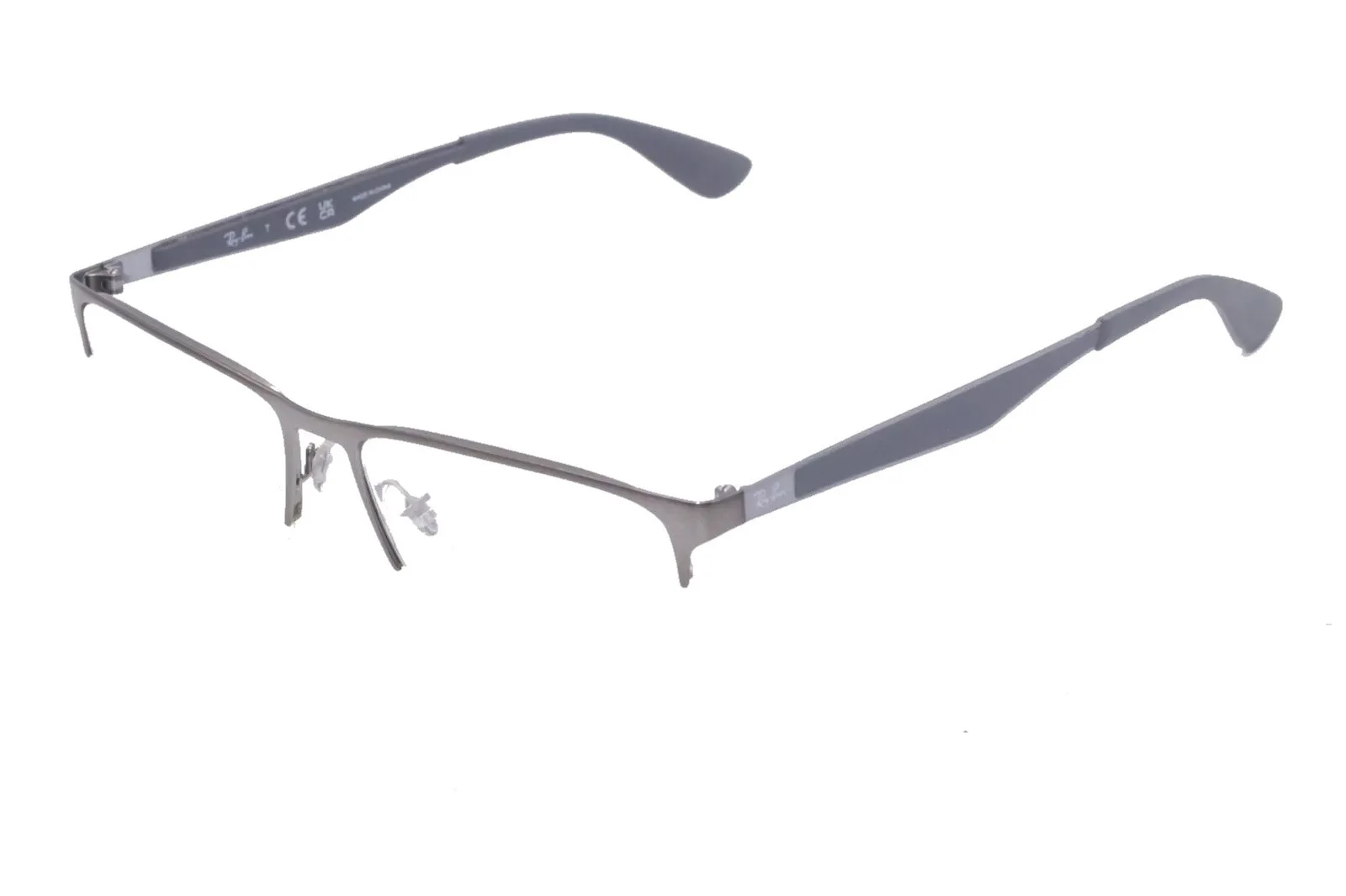 NEW RAY-BAN RB 6335 2855 GUNMETAL GREY AUTHENTIC FRAMES EYEGLASSES 56-17