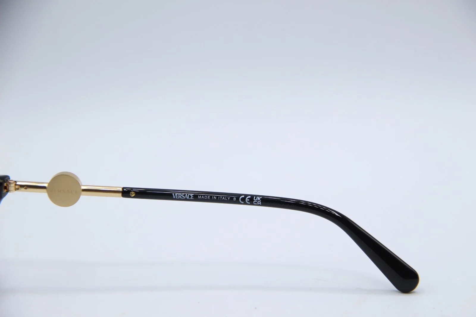 NEW VERSACE MOD. 3297-D GB1 BLACK GOLD CAT EYE AUTHENTIC FRAMES EYEGLASSES 55-16 2