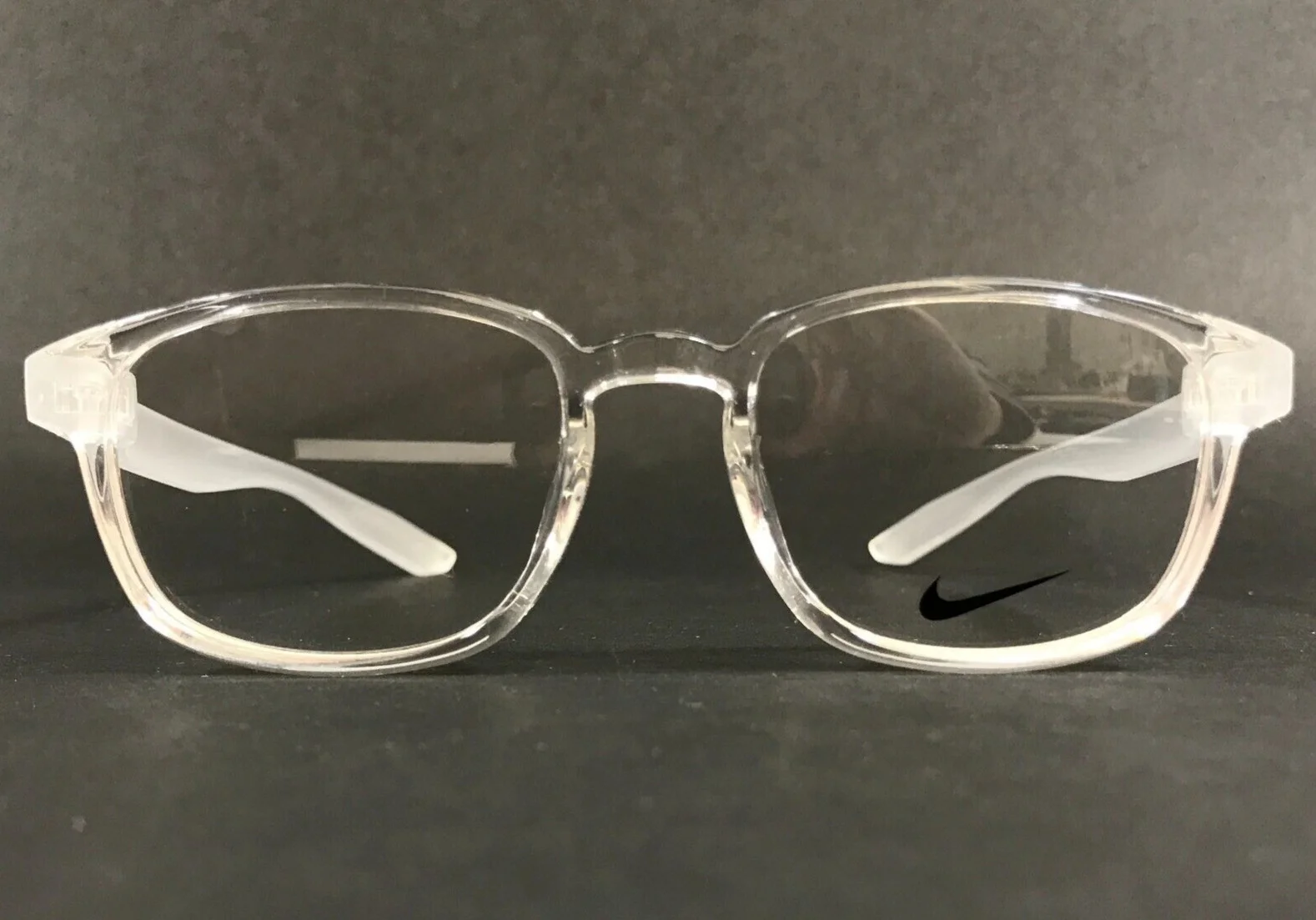 Nike Kids Eyeglasses Frames 5031 900 Clear/Matte Clear Square Full Rim 46-17-130