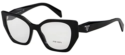 Prada PR08WV 1AB1O1 Womens Black Eyeglass Frames 55-16-140
