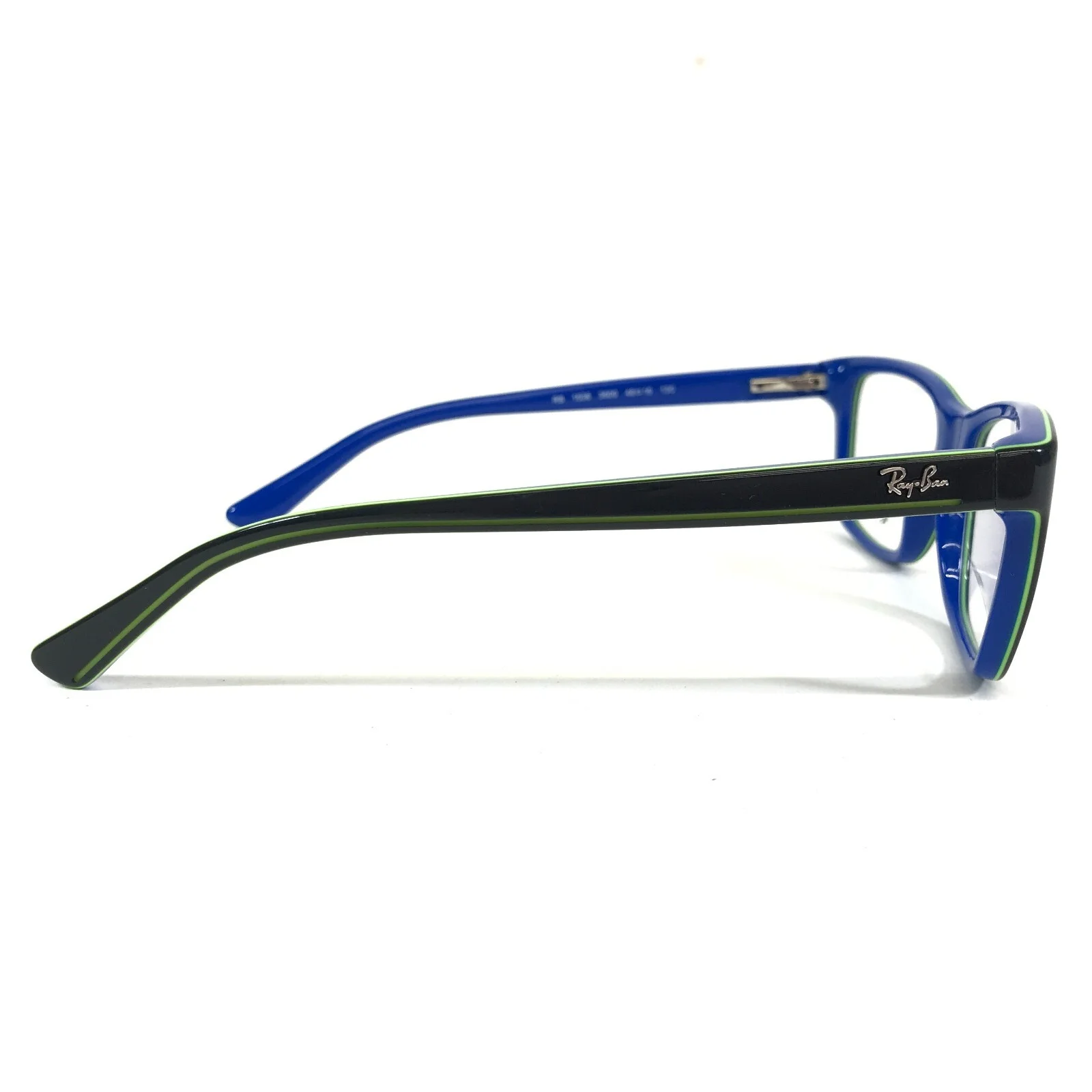 Ray-Ban Kids Eyeglasses Frames RB1536 3600 Black Blue Green Square 48-16-130 4