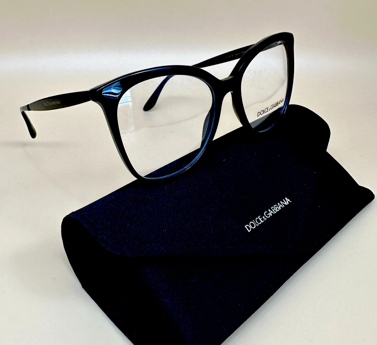 Womens Dolce and Gabbana eyeglass frames Clear Plastic