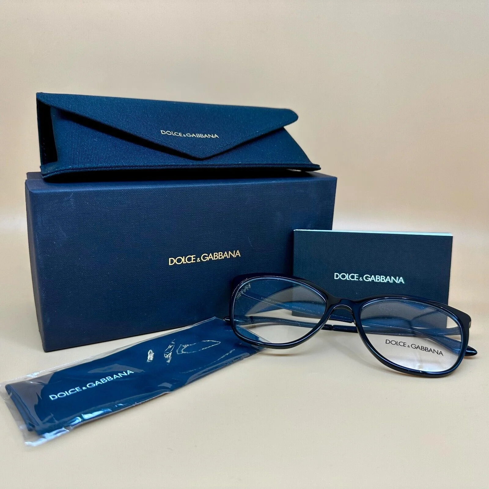 Womens Dolce and Gabbana eyeglass frames Clear Plastic 2